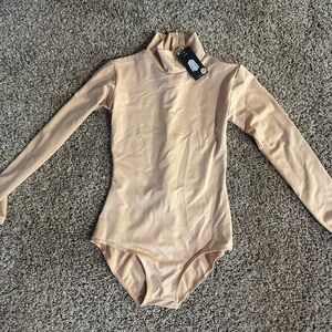 Women's Tan Bodysuit